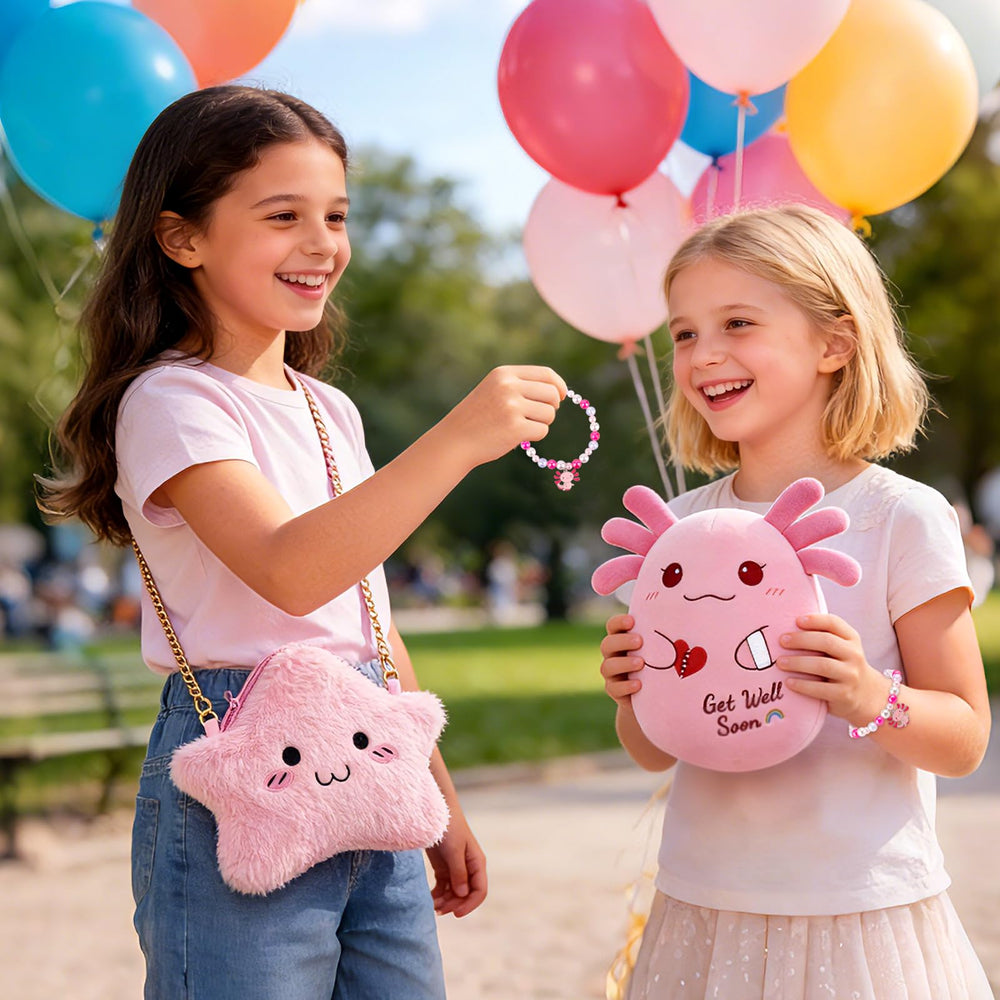 LSYDCARM pouch and bracelet set for kid-friendly storage and style