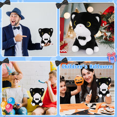 LSYDCARM tuxedo cat plush vacuum-packed packaging for fresh unpacking reveal