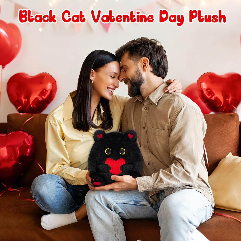 LSYDCARM Valentine plush with red heart, perfect for romantic or friendly gifts