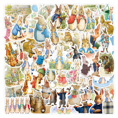 LTZSTONE Peter Rabbit stickers decorate a laptop with waterproof, long-lasting color.