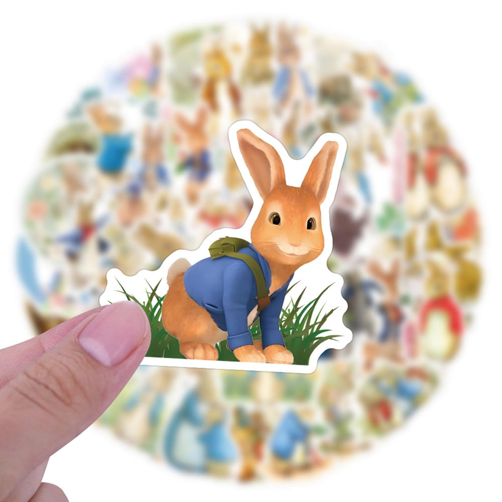 LTZSTONE Peter Rabbit stickers personalize a skateboard with durable vinyl and weather resistance.