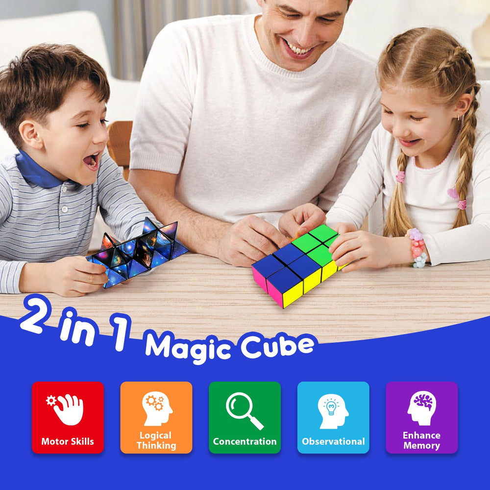 Luaxkpi Foldable Cube offers rectangle and star shapes for varied play.