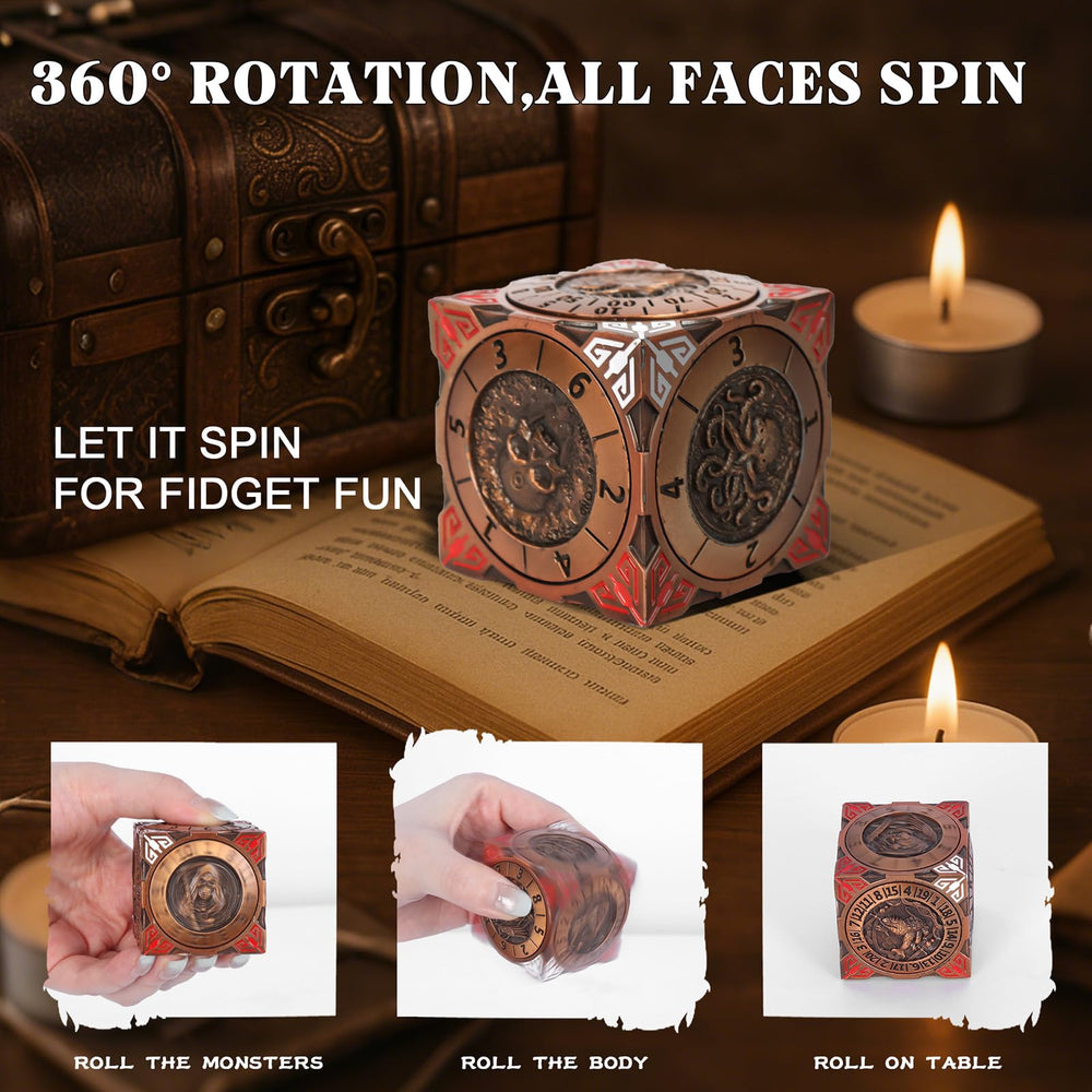 Luazuri spinner action with gyro system adds dynamic twists to gameplay.