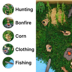 LuciPaw wildlife figurines add realism to dioramas and projects.