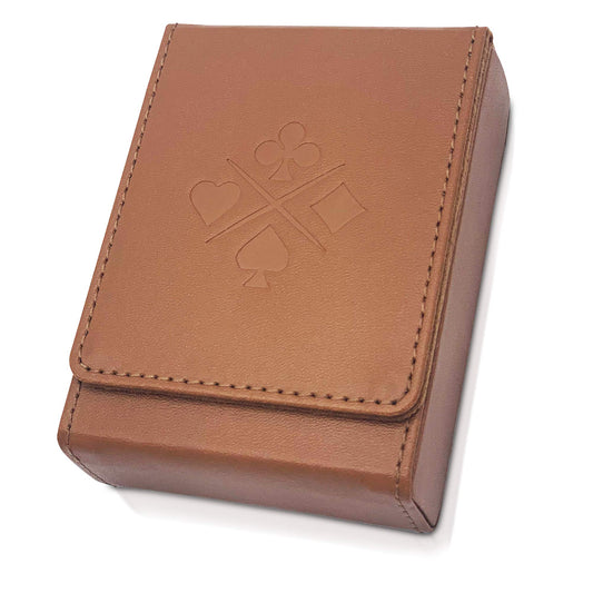 Luck Lab card case with magnetic closure for quick access.