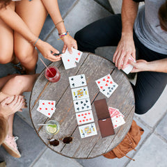 Luck Lab card case with travel protection keeps cards safe on the go.