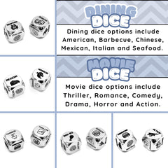 Luck Lab Date Decider Dice inside gift box, ready for gifting