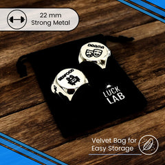 Luck Lab Date Decider Dice in solid metal with premium heft
