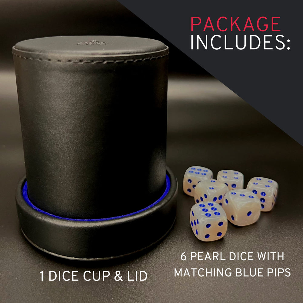 Felt lining of Luck Lab dice cup muffling shake sounds