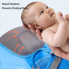 Luckclubtojoy Mambobaby Narwhal Pink float lets baby kick safely underwater