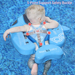 Luckclubtojoy Mambobaby Narwhal Pink float secure five-buckle system