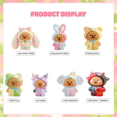 LUCKJOY Capybara blind box reveals a random design for exciting unboxing.