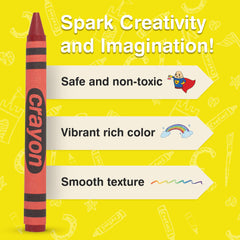 Lucky Art Crayonology durable paper-wrapped crayons resist breakage in lessons.