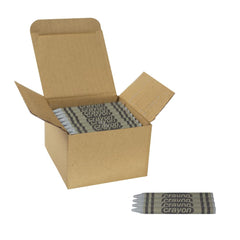 Lucky Art Crayonology grey 80-count front view for bold shading and project coverage