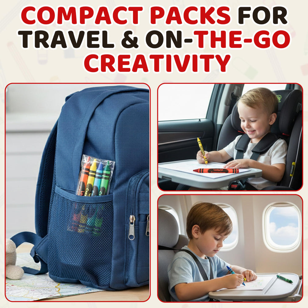 Lucky Art Crayonology non-toxic formula ensures safe coloring for kids.