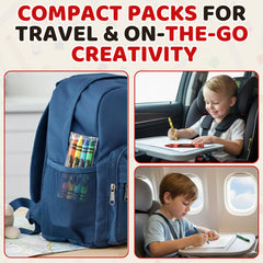 Lucky Art Crayonology non-toxic formula ensures safe coloring for kids.
