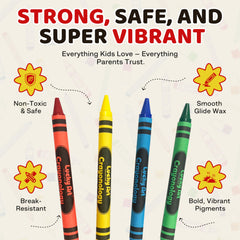 Lucky Art Crayonology classroom-activity set with versatile color options.