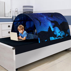 Lucky Castle bed tent uses odorless polyester fabric for easy cleaning