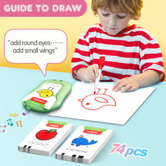 Lucky Cup washable drawing pens used for mess-free creative play