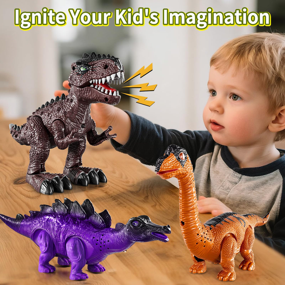 Lucky Doug kids-playing scene shows creative dinosaur fun with friends.