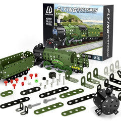 Lucky Doug model train on display, a collectible piece.
