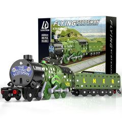 Lucky Doug train set parts, metal components for durable DIY building.