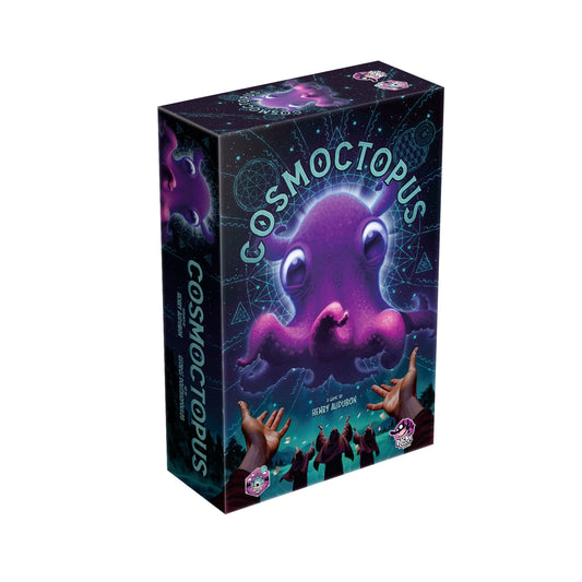 Cosmoctopus game board art highlights space-themed setup for immersive group play