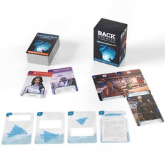 Lucky Duck Games Backstories punch card system; reveals consequences with tactile feedback.