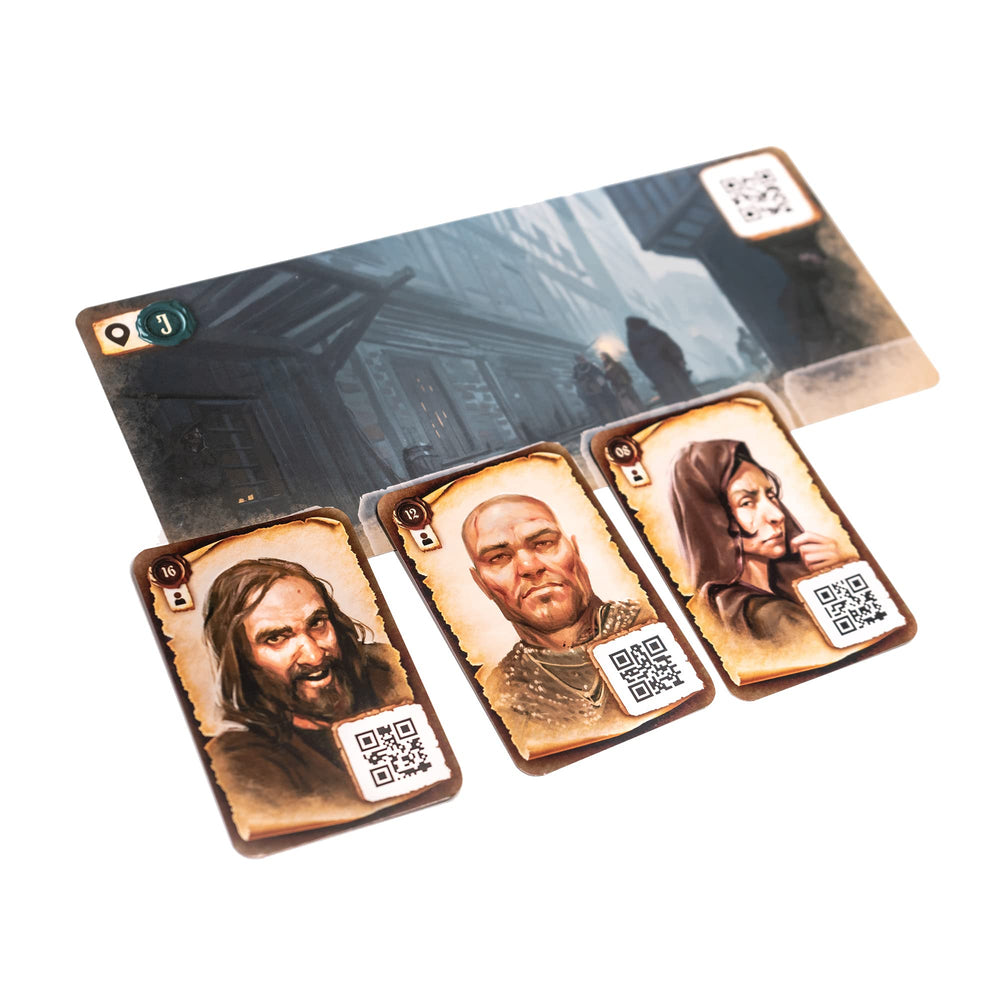Lucky Duck Games Chronicles of Crime 1400 historical scenarios offering varied plots.