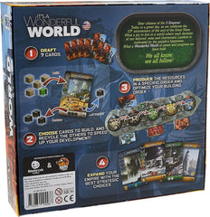 Lucky Duck Games It’s A Wonderful World cards draft showcases strategic decision-making
