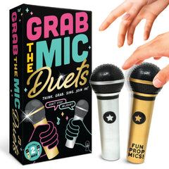 Lucky Egg Grab The Mic Duets box shows a party-ready setup for instant fun.