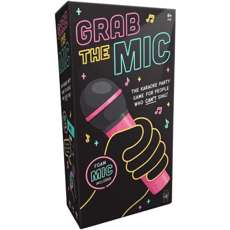 Lucky Egg Grab The Mic foam mic ready for family karaoke fun