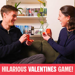 Lucky Egg Would You Still Love Me? game in action on a coffee table