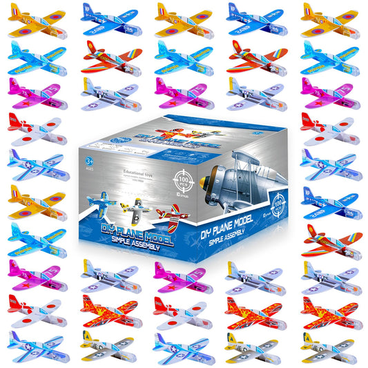 LUCKY GUESS foam gliders assembly steps enable quick classroom or party play