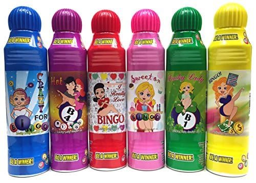 Lucky Lady Dauber Co bingo daubers with ergonomic grip for comfortable long play