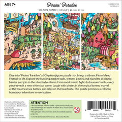 Lucky Puzzles Pirates Paradise tropical tavern scene for relaxed puzzling