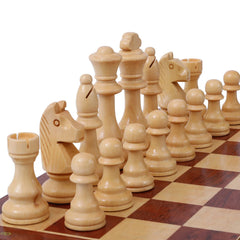 LuckyWish king piece showing a 4.3-inch height for tournament-ready play.