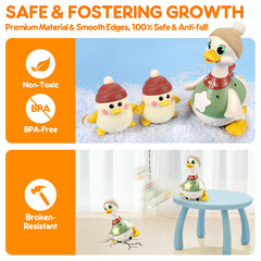 LUDILO duck toy suitable for babies 6-12 months, a versatile gift