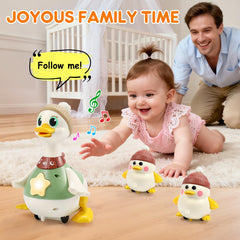 LUDILO duck toy safe ABS materials for gentle baby play