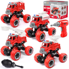 LUDILO fire truck ladder model for imaginative play and fine motor skills.