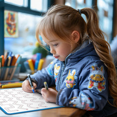 LUHEAGU durable material withstands daily preschool tracing and writing sessions.