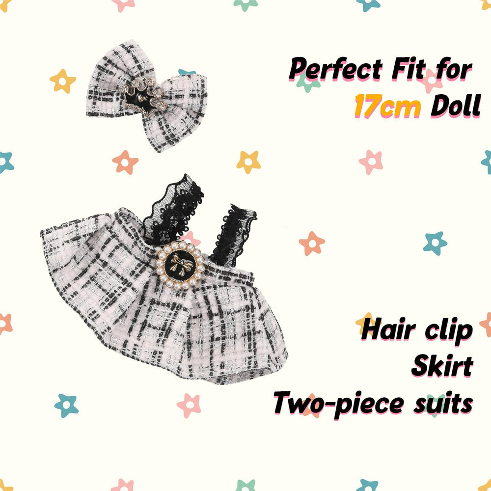 Lukax doll hair clip adds a cute touch to 17cm fashion styling.