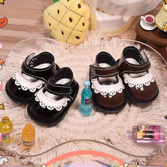 Lukax top-view doll shoes, easy slip-on for quick outfit changes.