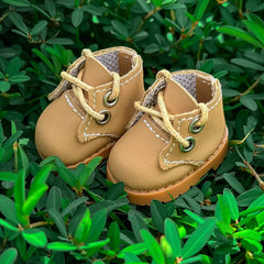 Easy-on, easy-off Lukax doll shoes for quick wardrobe changes.