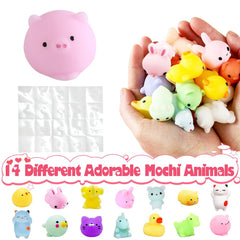 LUKBERA Mochi Squishy octopus design provides soft texture and calming fidget option.