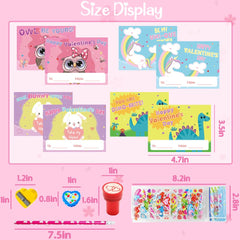 LUKBERA Valentine stickers collection for festive art and gift packaging