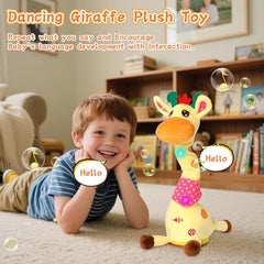 LUKETURE Giraffe records and replays your voice for fun interactions.