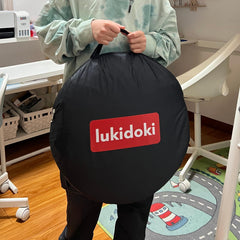 lukidoki sensory tent supports lighting, sounds, and scents for ambience