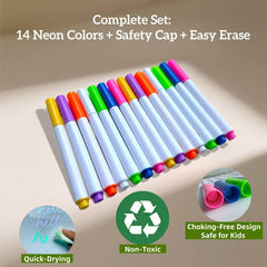 LULAFAYA multi-surface markers usable on fabric, ceramics, and windows