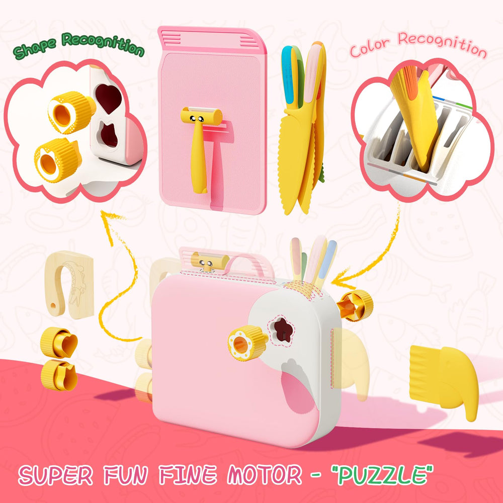Lullulii storage-box-organized-kitchen-set keeps all pieces neatly together.